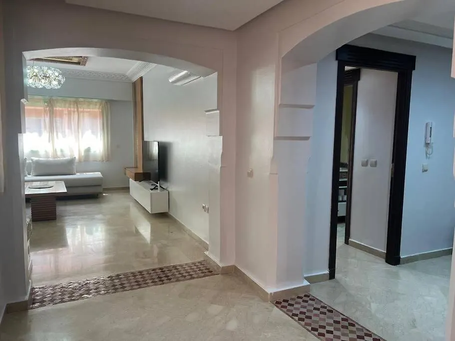 Bel Appartement Meuble Avec Piscine, L'Hivernage A Marrakech Marakéš 0*,